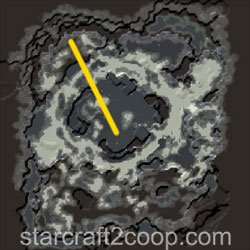 Concentrated Beam Position (North West) Minimap