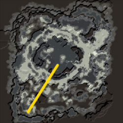 Concentrated Beam Position (South West) Minimap